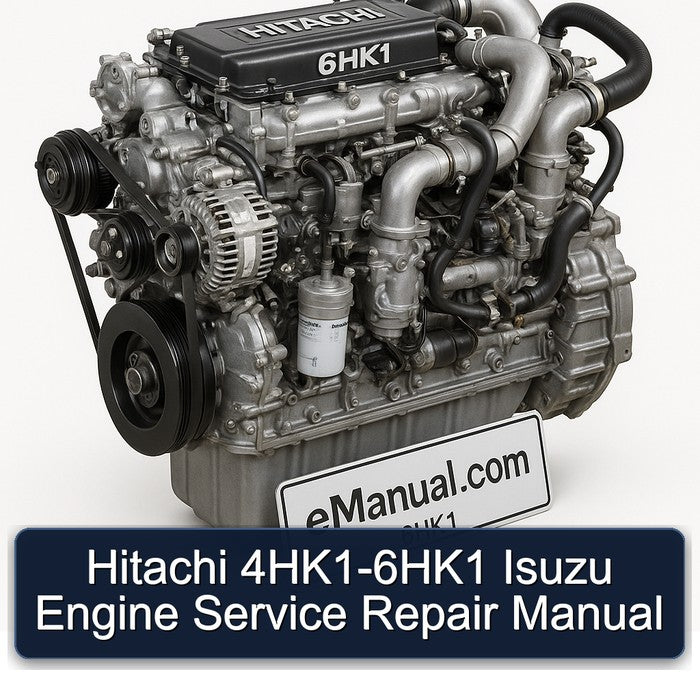 Hitachi 4HK1-6HK1 Isuzu Engine Service Repair Manual