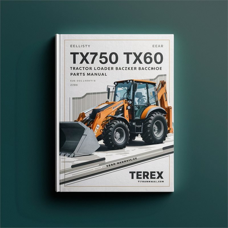 Terex TX750 TX760 TX860 Tractor Loader Backhoe Fermec Parts Catalog PDF