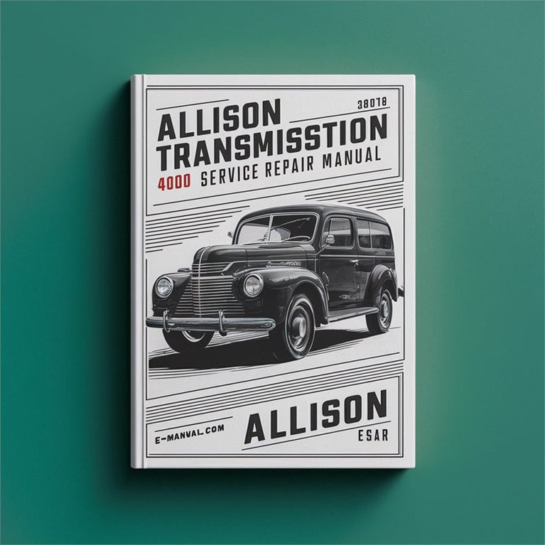 Allison Transmission 4000 SP Service Repair Workshop Manual PDF