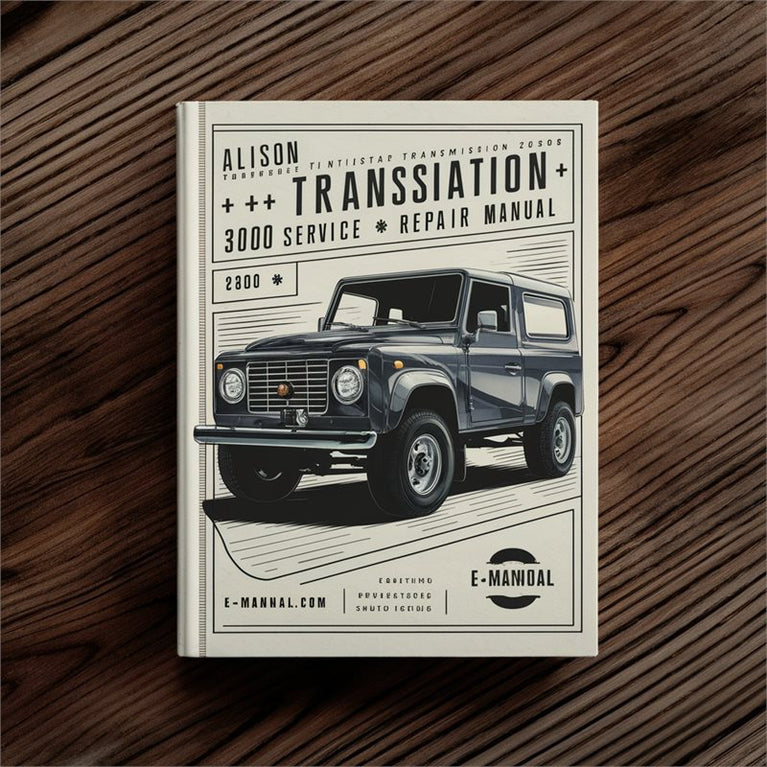 Allison Transmission 3000 MH Service Repair Workshop Manual PDF