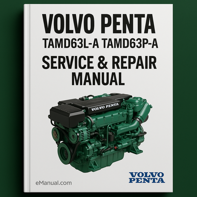 Volvo Penta TAMD63L-A TAMD63P-A Service Repair Manual