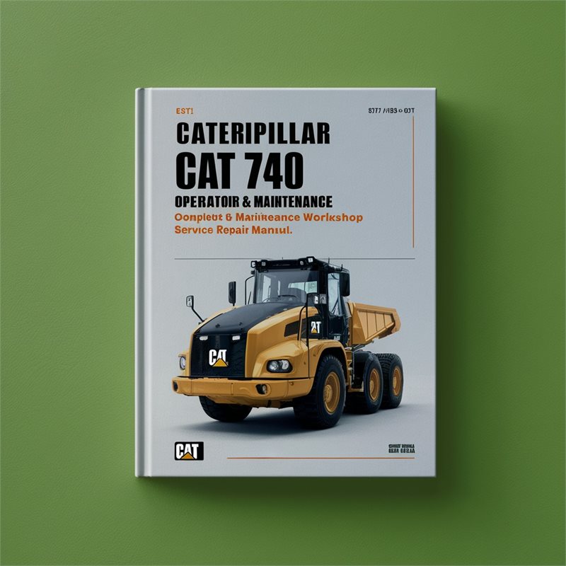 Caterpillar CAT 740 Articulated Truck Operator Service Repair Workshop Manual PDF