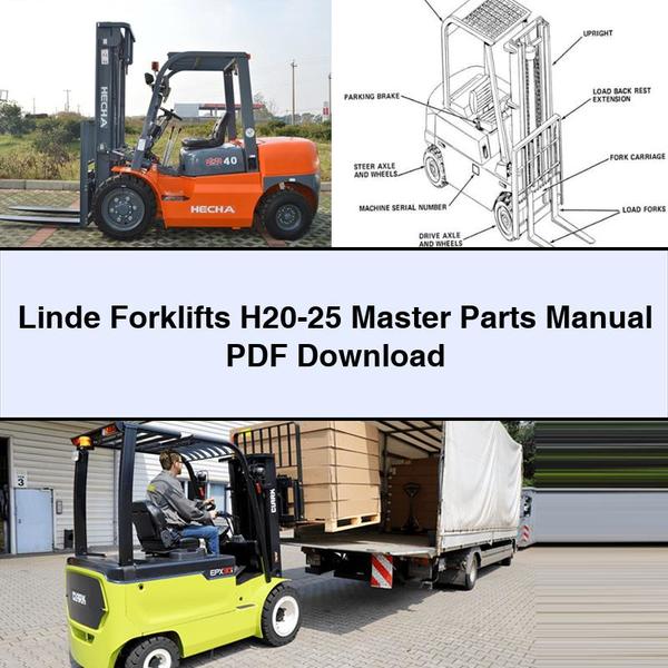 Linde Forklifts H20-25 Master Parts Catalog PDF