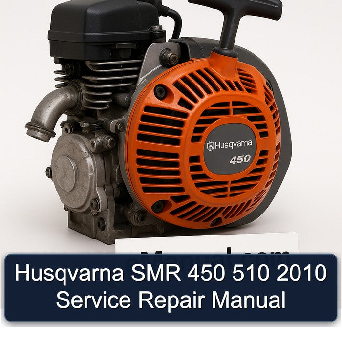 Husqvarna SMR 450 510 2010 Service Repair Manual