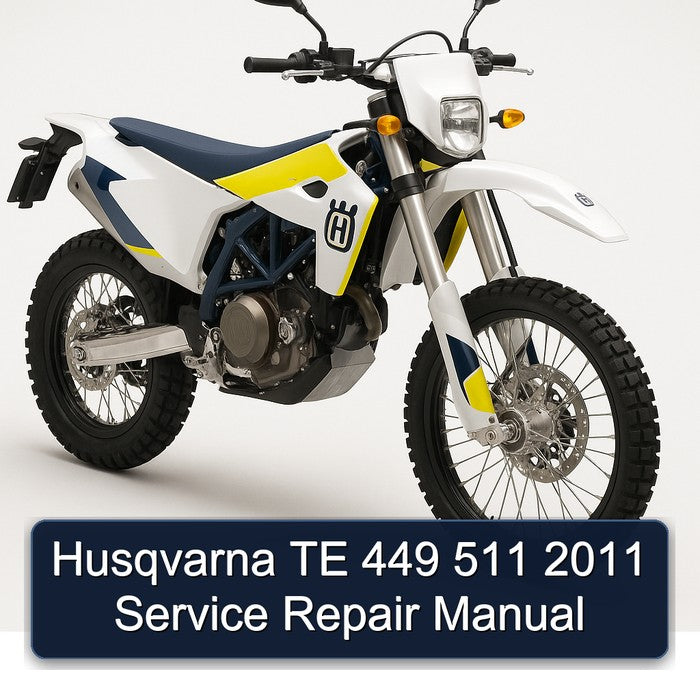 Husqvarna TE 449 511 2011 Service Repair Manual