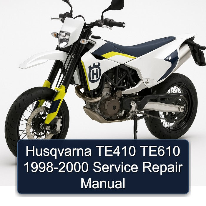 Husqvarna TE410 TE610 1998-2000 Service Repair Manual