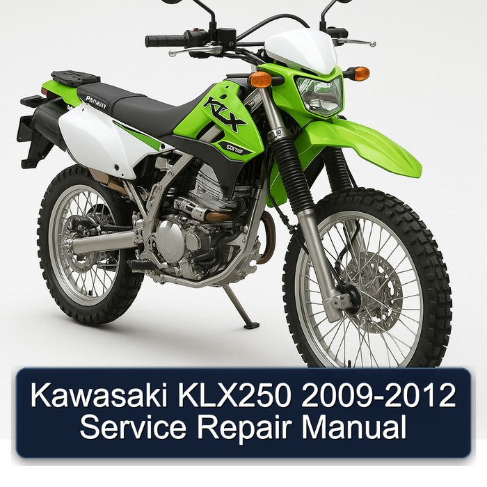 Kawasaki KLX250 2009-2012 Service Repair Manual