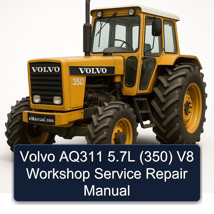 Volvo AQ311 5.7L (350) V8 Workshop Service Repair Manual