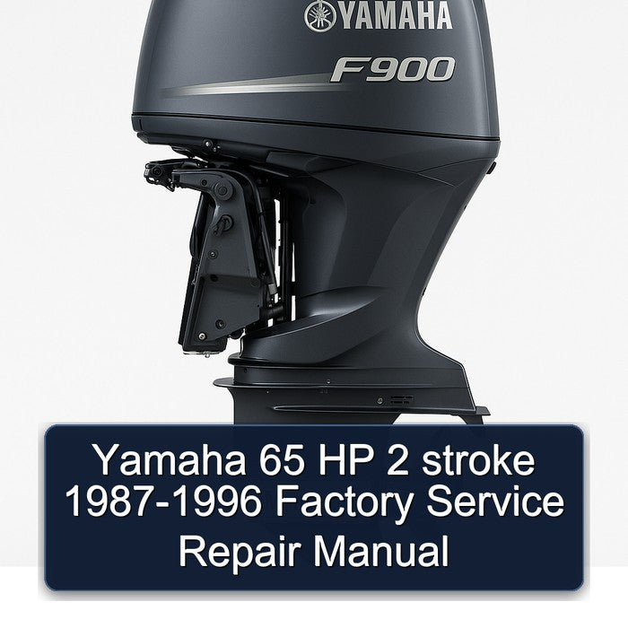 Yamaha 65 HP 2 stroke 1987-1996 Factory Service Repair Manual