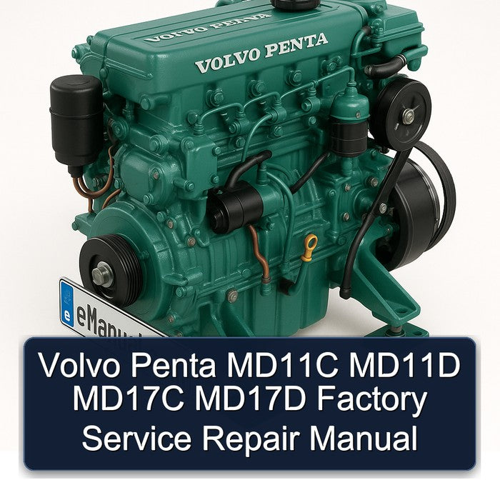Volvo Penta MD11C MD11D MD17C MD17D Factory Service Repair Manual