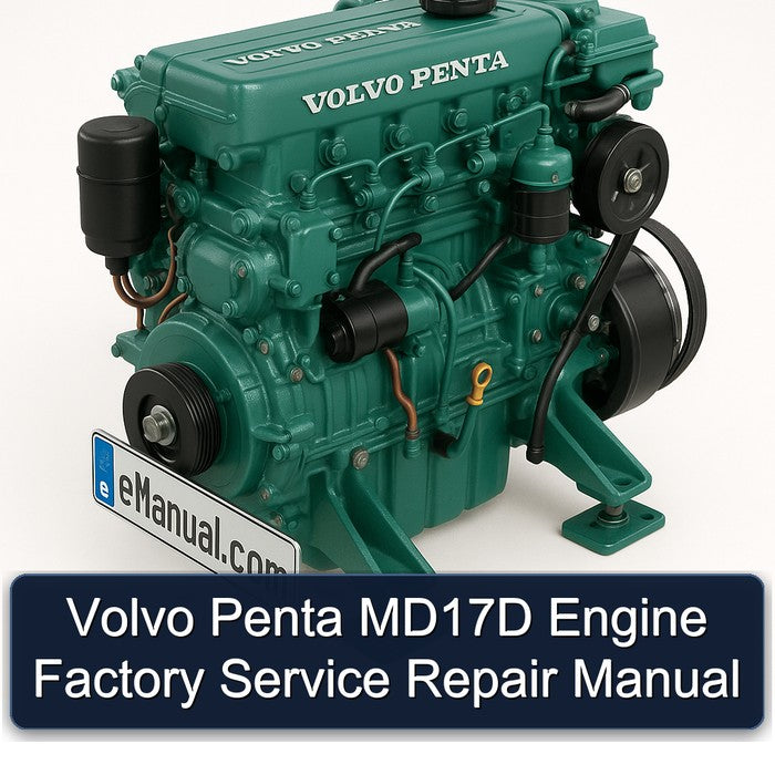 Volvo Penta MD17D Engine Factory Service Repair Manual