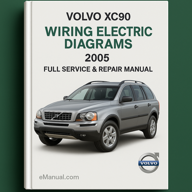 Volvo XC90 - Elektrische Schaltpläne 2005 - Vollständiges Service-Reparaturhandbuch