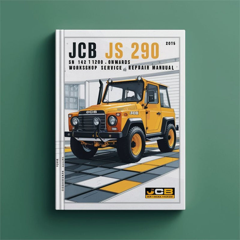 JCB JS 290 SN 1421200 Onwards Service Repair Workshop Manual PDF