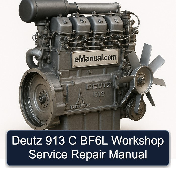 Deutz 913 C BF6L Workshop Service Repair Manual