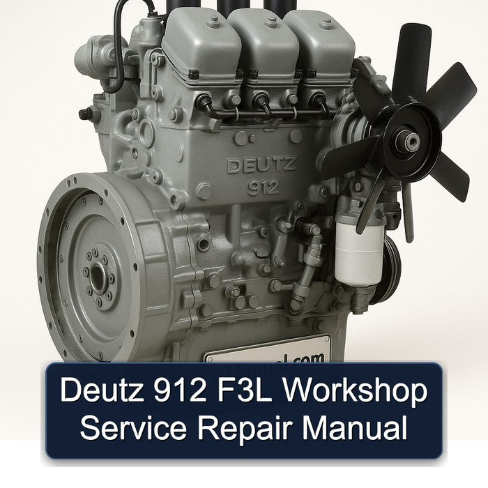 Deutz 912 F3L Workshop Service Repair Manual