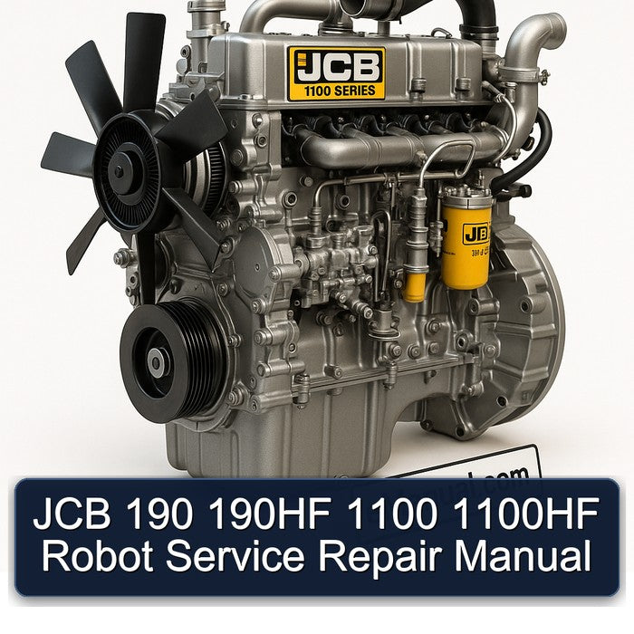 JCB 190 190HF 1100 1100HF Robot Service Repair Workshop Manual PDF