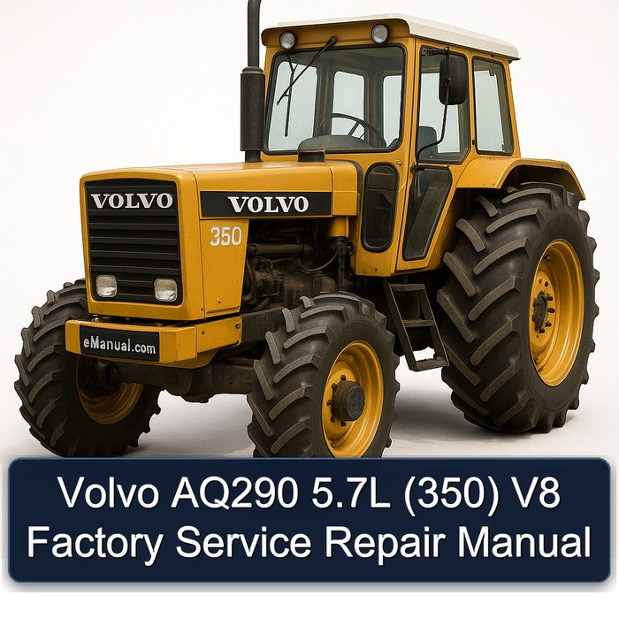 Volvo AQ290 5.7L (350) V8 Factory Service Repair Manual