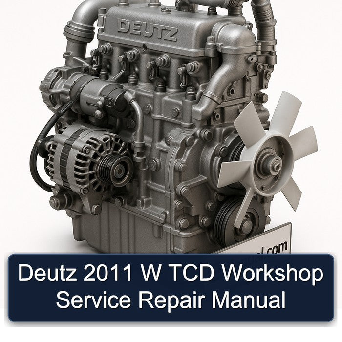 Deutz 2011 W TCD Workshop Service Repair Manual