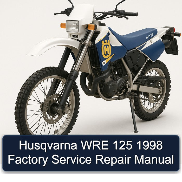 Husqvarna WRE 125 1998 Factory Service Repair Manual