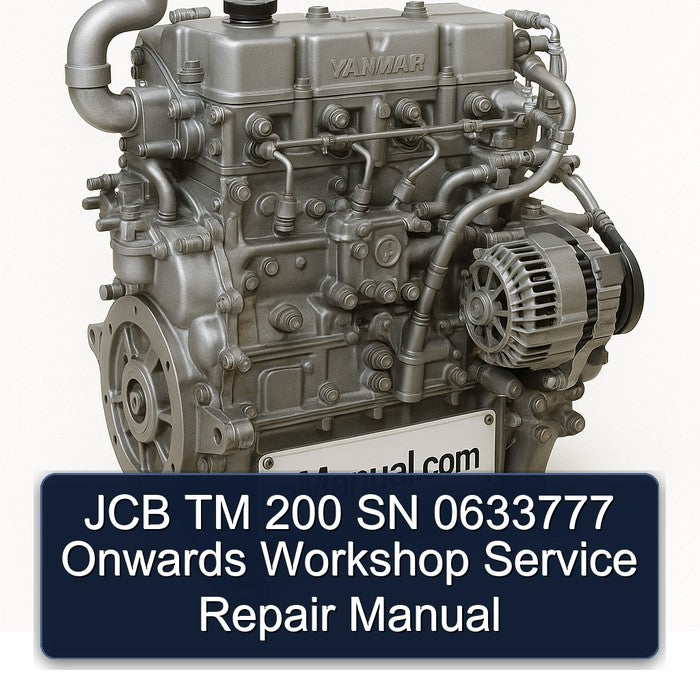 JCB TM 200 SN 0633777 Onwards Workshop Service Repair Manual