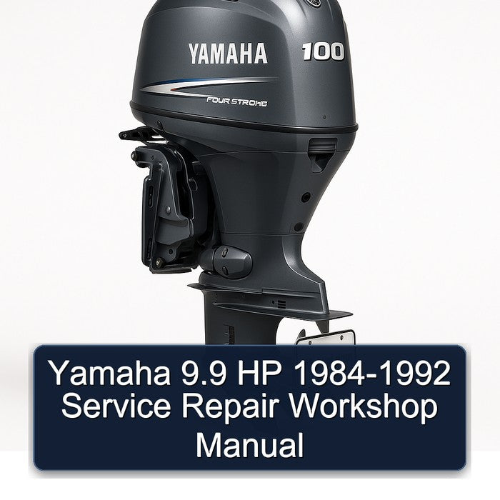Yamaha 9.9 HP 1984-1992 Service Repair Workshop Manual