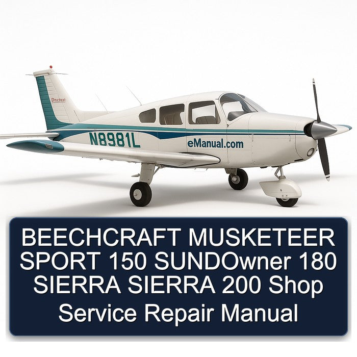 Beechcraft Musketeer Sport 150 Sundowner 180 Sierra 200 Shop Service Repair Workshop Manual PDF