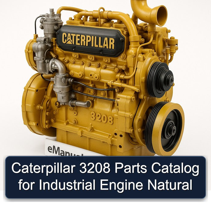 Caterpillar 3208 Parts Catalog for Industrial Engine Natural