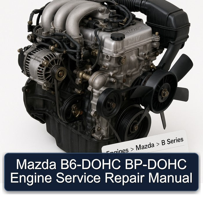 Mazda B6-DOHC BP-DOHC Engine Service Repair Manual