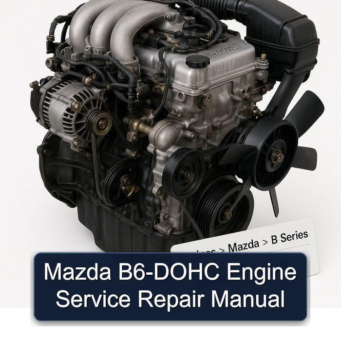 Mazda B6-DOHC Engine Service Repair Manual