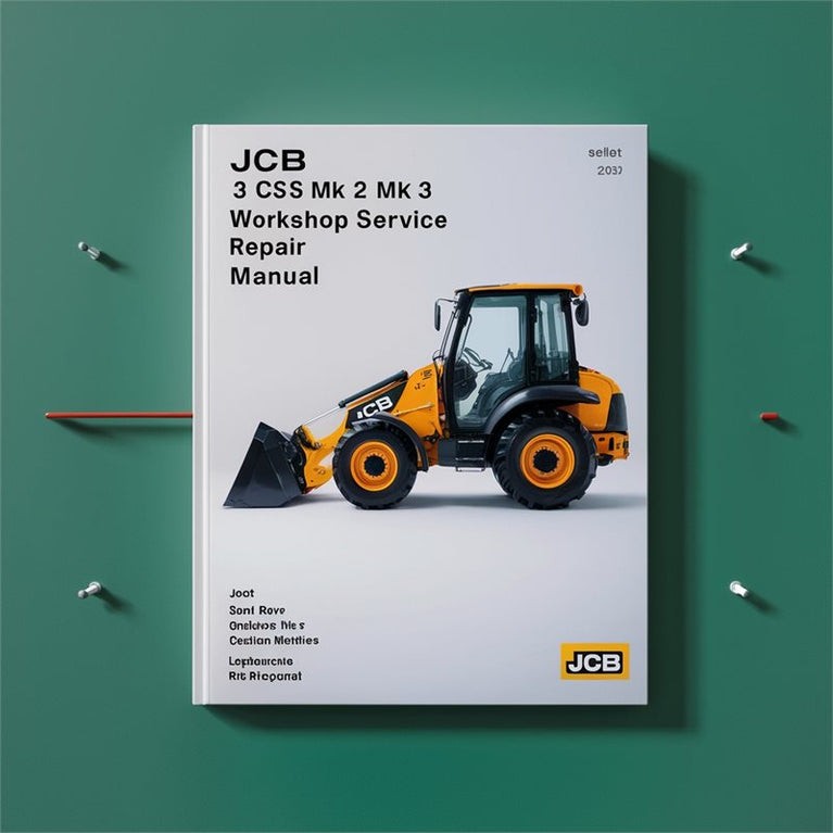 JCB 3 CS MK 2 MK 3 Workshop Service Manual PDF