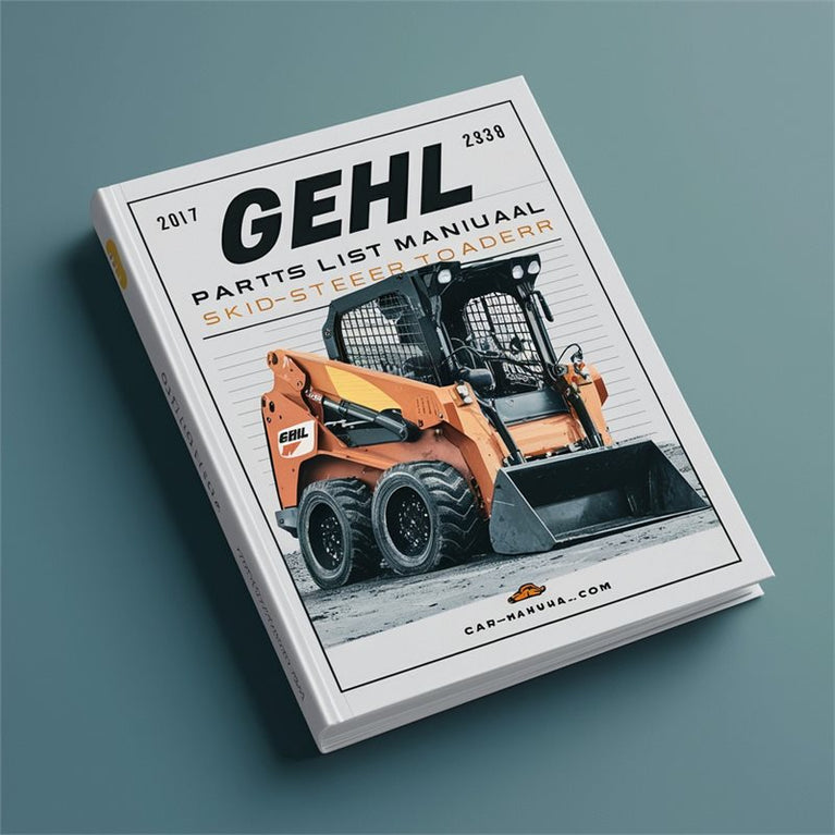 Gehl R165 SKID-STEER Loader Parts Catalog PDF