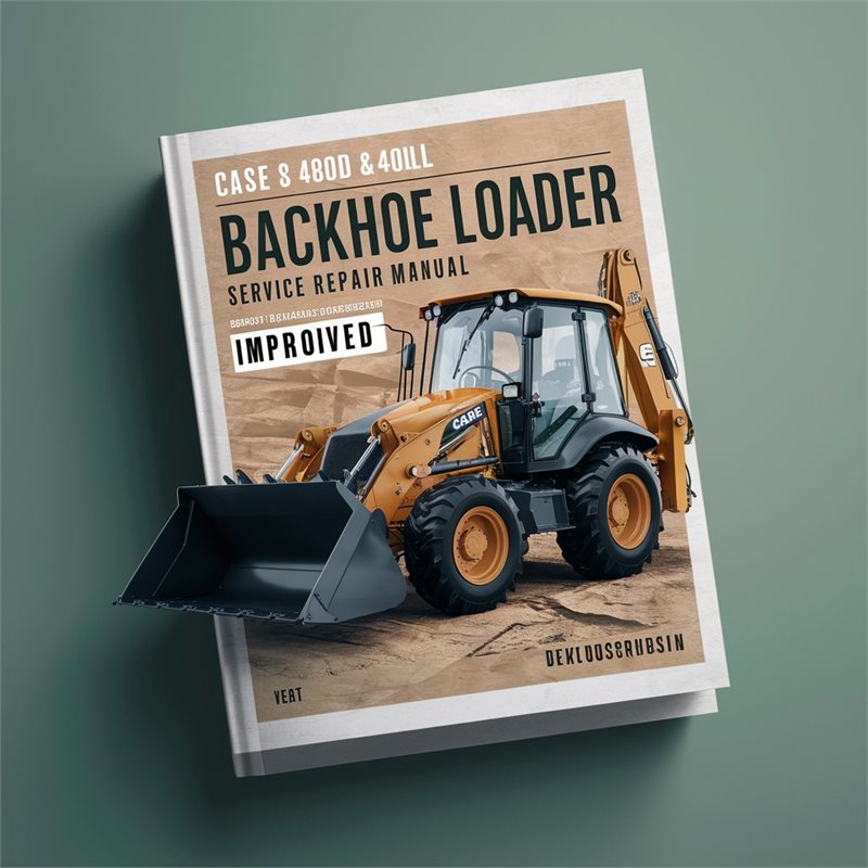 Case 480D & 480LL Backhoe Loader Service Repair Manual - Improved - PDF