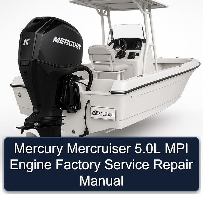 Mercury Mercruiser 5.0L MPI Engine Factory Service Repair Manual