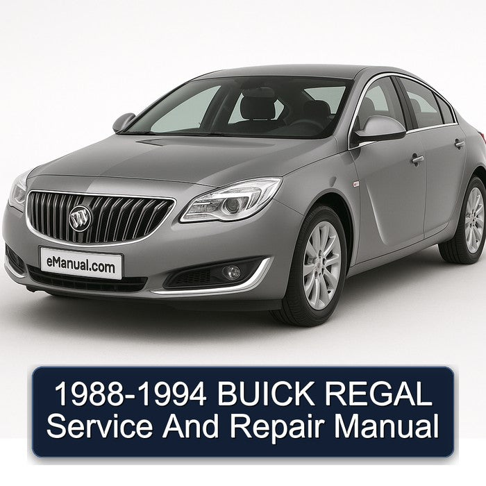 1988-1994 BUICK REGAL Service And Repair Manual
