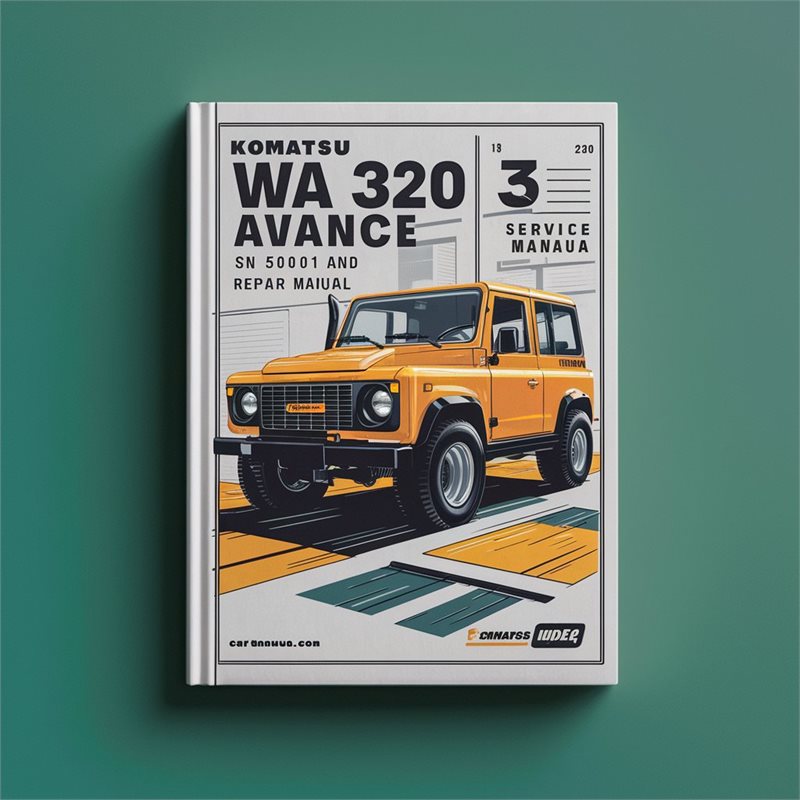 Komatsu WA 320 3 Avance SN 50001 Up Service Repair Workshop Manual PDF