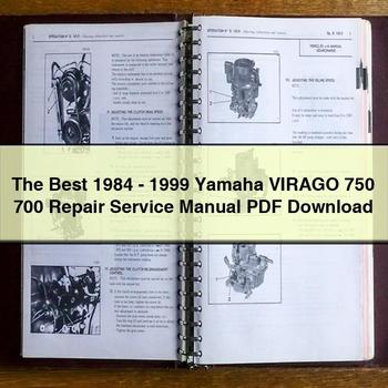 Das beste Service- und Reparaturhandbuch für Yamaha VIRAGO 750 700 von 1984-1999