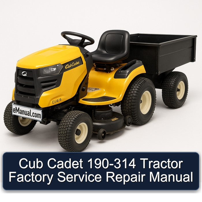 Cub Cadet 190-314 Tractor Factory Service Repair Manual