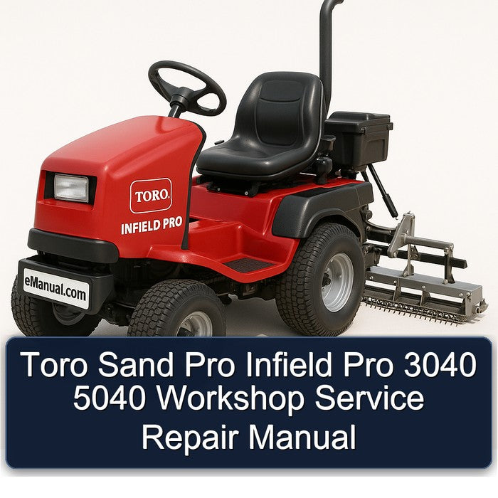 Toro Sand Pro Infield 3040 5040 Service Repair Workshop Manual PDF