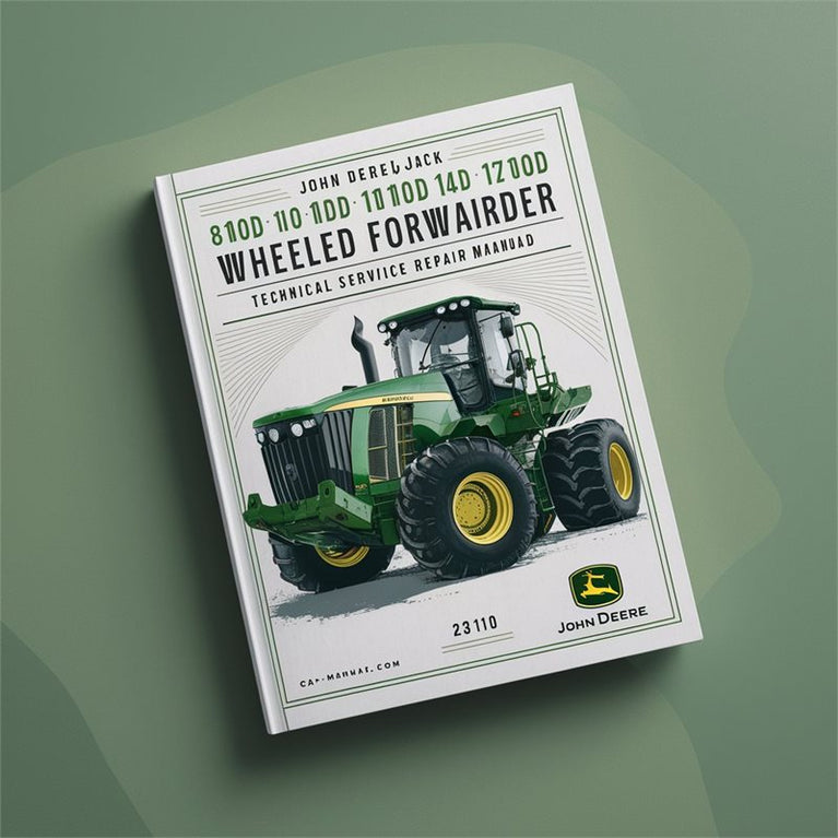 John Deere / TIMBERJACK 810D 1010D 1110D 1410D 1710D Wheeled Forwarder Technical Service Manual (tm2123) PDF