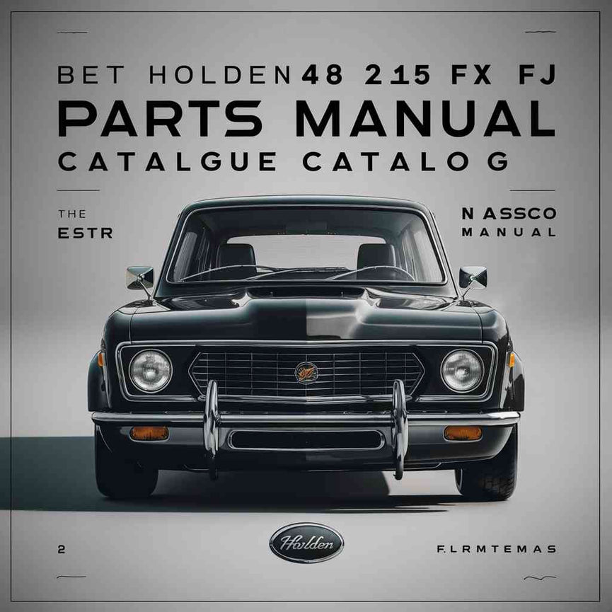 Best Holden 48 215 50 FX FJ Parts Manual CatalogUE Catalog NASCO Manual-PDF