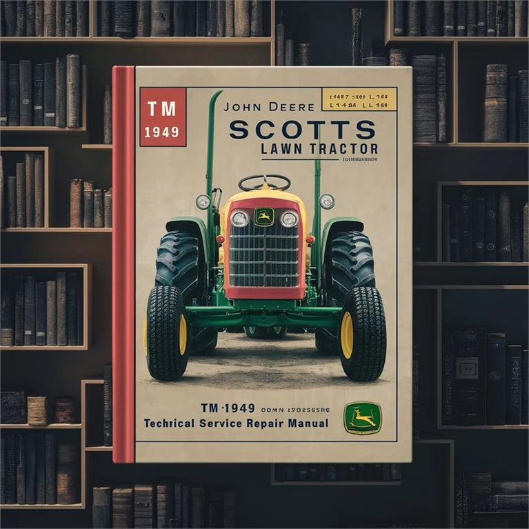 Best John Deere Scotts - L1642 L17.542 L2048 L2548 Lawn Tractor - TM1949 Technical Service Manual - PDF