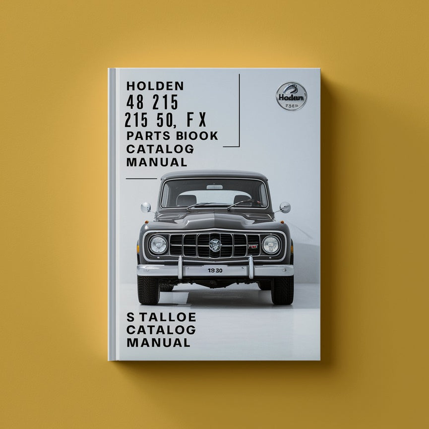 Catálogo Manual de piezas Holden 48 215 50 Fx Fj Catálogo Manual