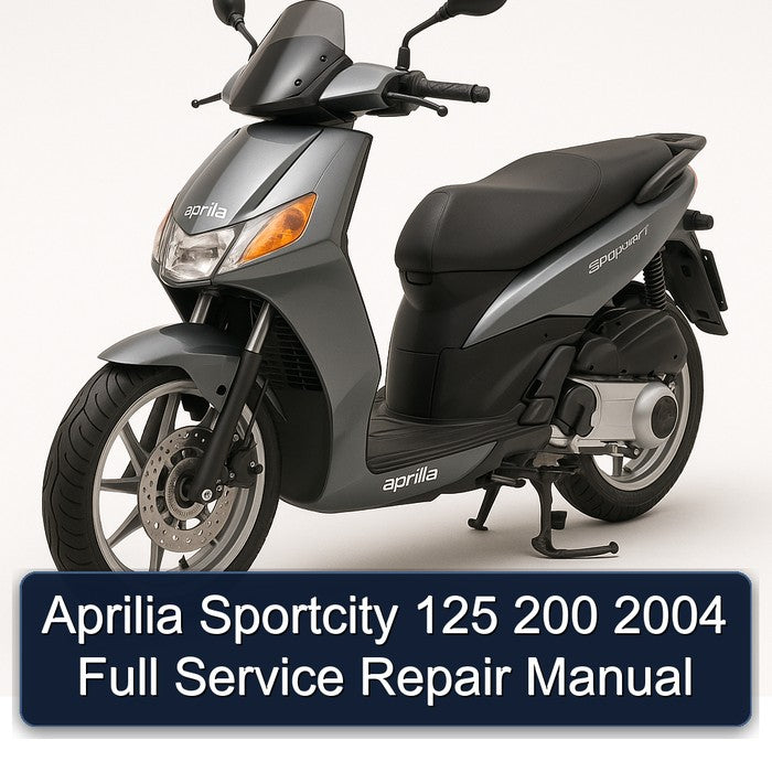 Aprilia Sportcity 125 200 2004 Full Service Repair Manual