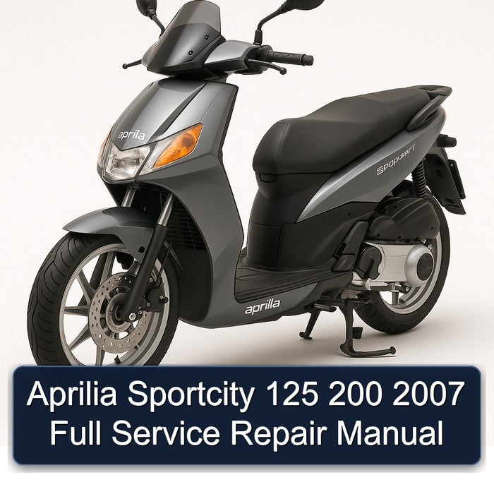 2007 Aprilia Sportcity Service Repair Workshop Manual PDF