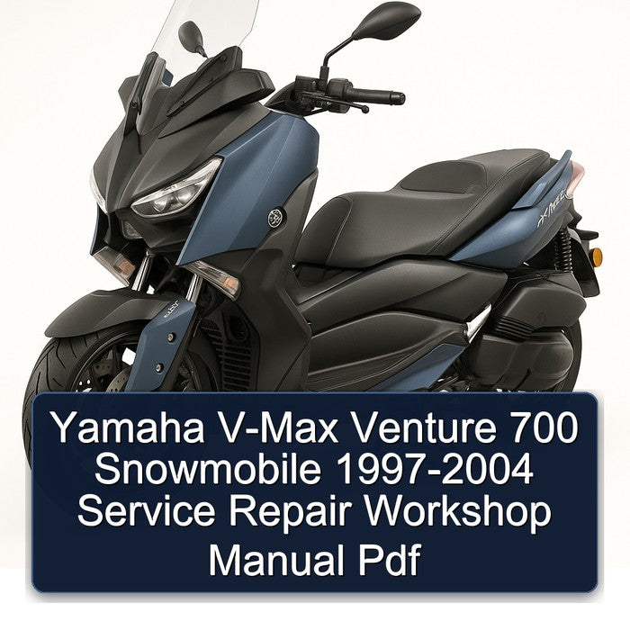 Yamaha V-Max Venture 700 Snowmobile 1997-2004 Service Repair Workshop Manual Pdf
