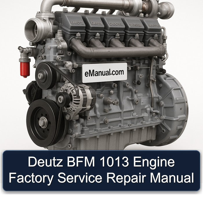Deutz BFM 1013 Engine Factory Service Repair Manual