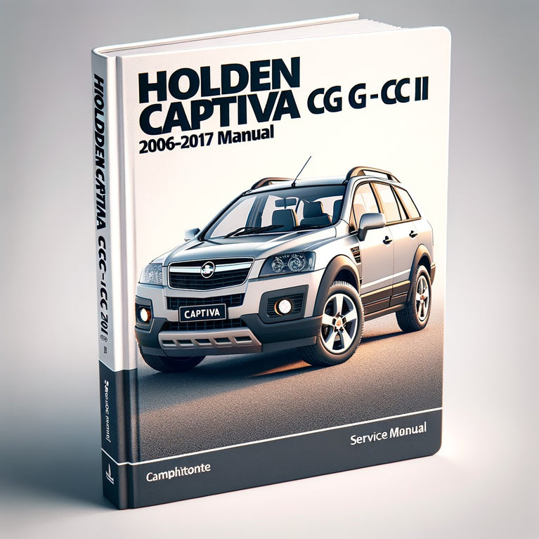 Manual de servicio y reparación de Holden CAPTIVA CG-GC II 2006-2017