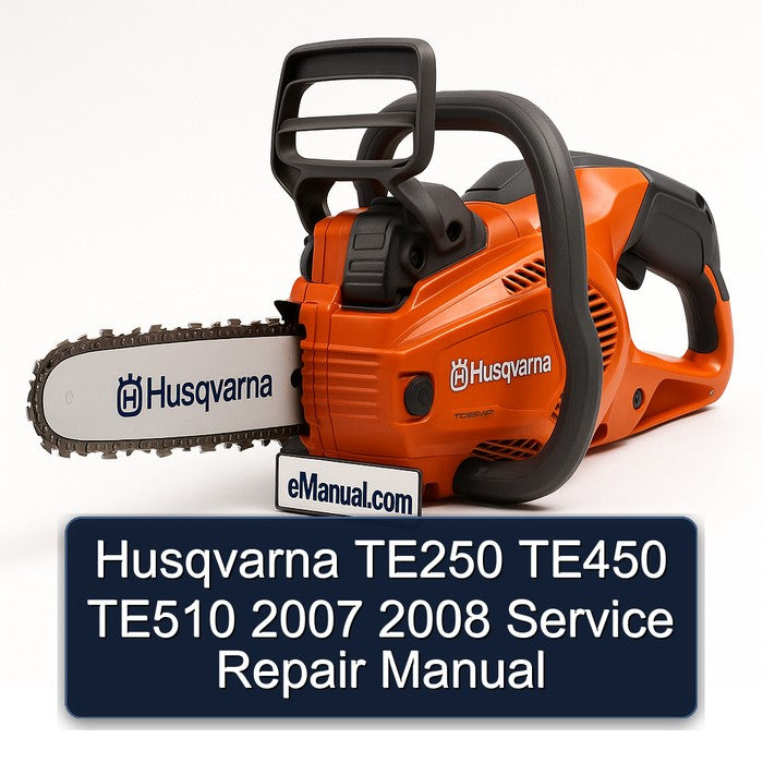 Husqvarna TE250 TE450 TE510 2007 2008 Service Repair Manual