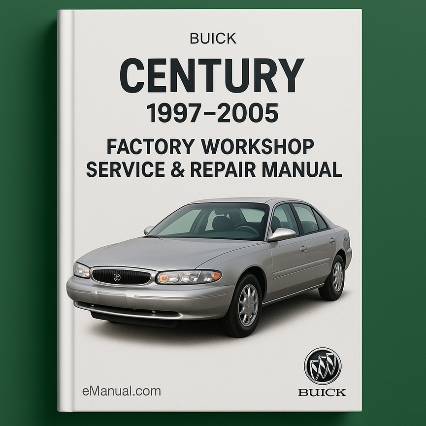 Manual de reparación y servicio del taller de fábrica de Buick Century 1997-2005