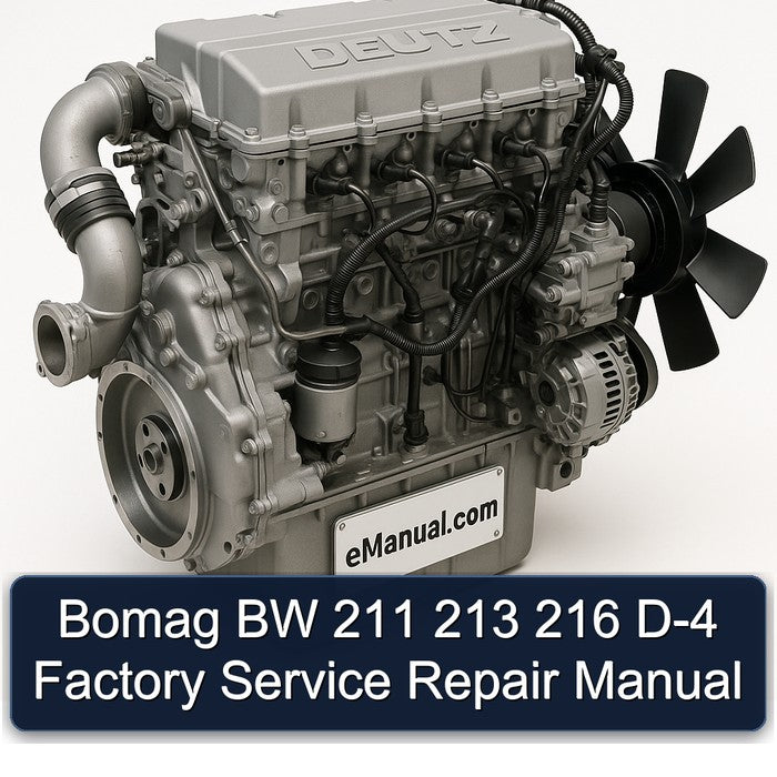 Deutz 2012 Bomag BW 211 213 216 D-4 Service Repair Workshop Manual PDF